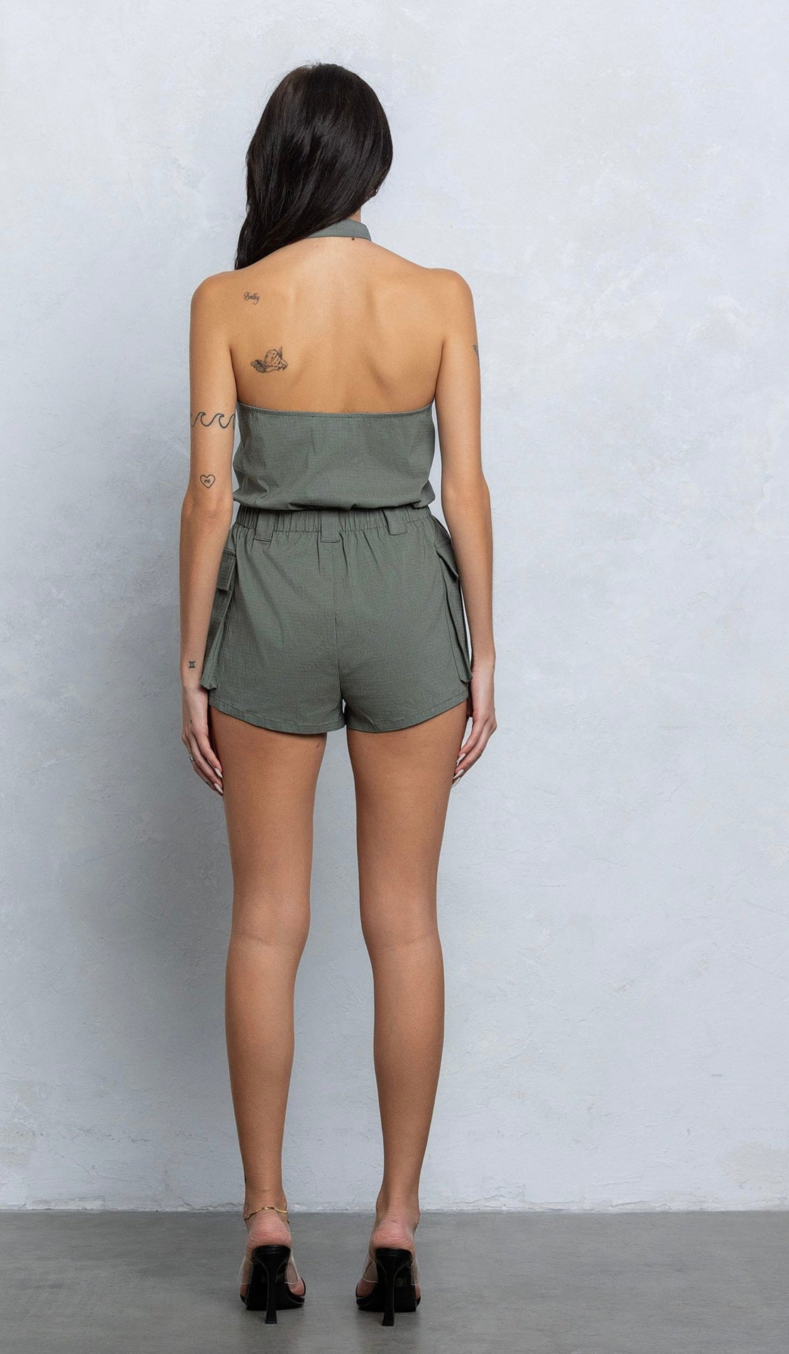 Olivia Olive Romper