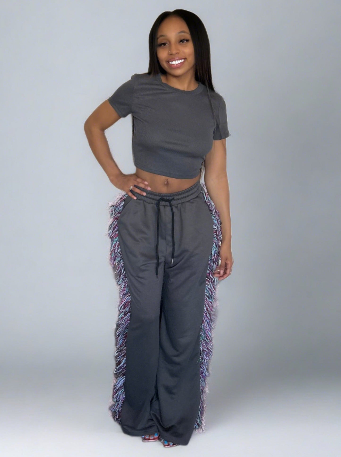 Seventh Taurus Tassel Pants Set