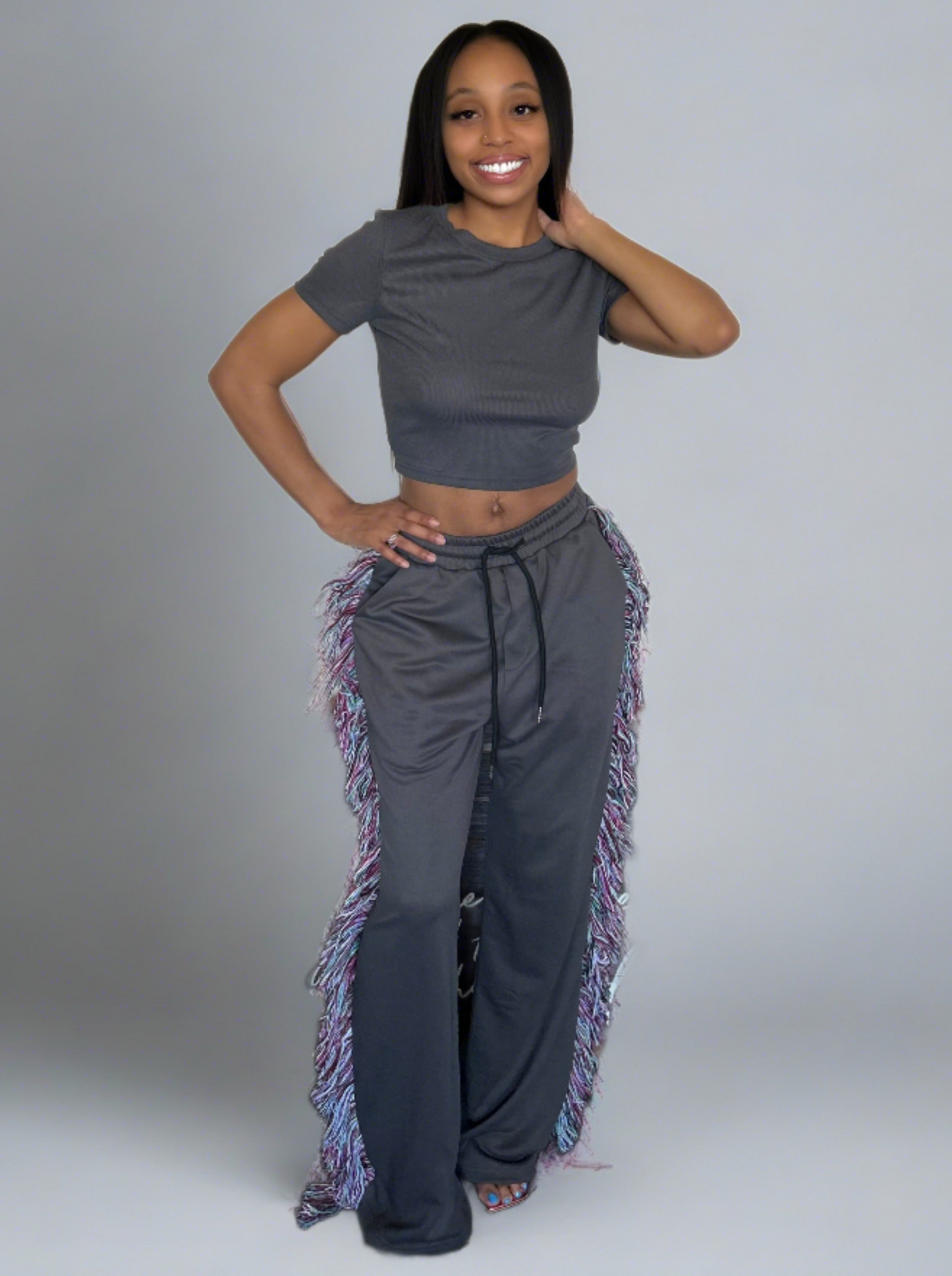 Seventh Taurus Tassel Pants Set