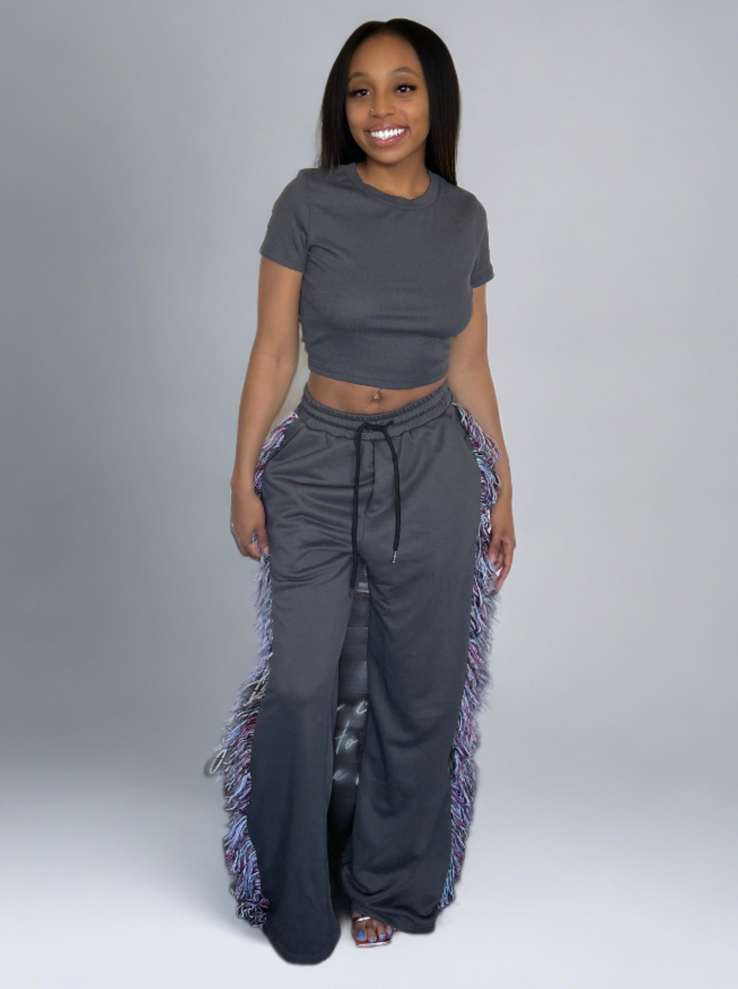 Seventh Taurus Tassel Pants Set