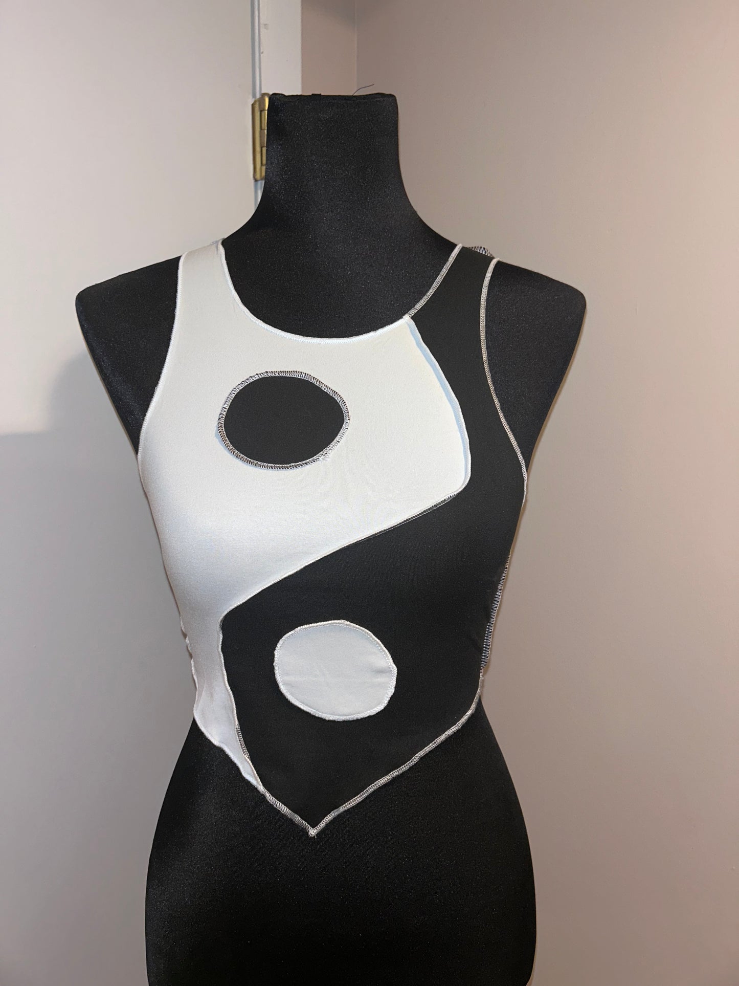 Yin and Yang Crop Tank