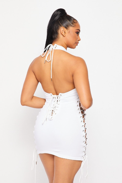 All Tied Up Backless Dress